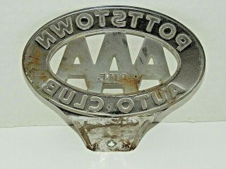 AAA POTTSTOWN Auto Club P.  M.  F.  Vintage License Plate Topper, 2