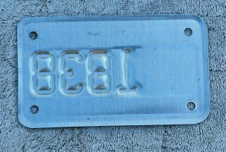 Kentucky FRIENDS OF COAL Graphic 2000 ' s era MOTORCYCLE License Plate Tag 1838 2