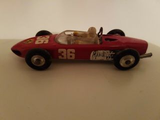 Vintage Corgi Toys Ferrari F1 Formula 1 Car Diecast Model In Red 36