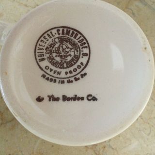 Vintage Elsie the Cow Coffee Mug.  1940 ' s Borden Dairy Promotion 3