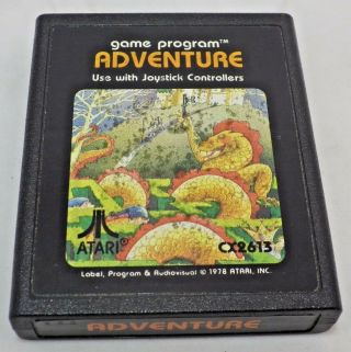 Vintage Adventure Game Program (atari 2600,  1980) Cx2613