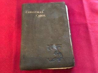 A Christmas Carol By C.  Dickens Vintage Antique Book Hurst & Co,  Ny.  (1917?)
