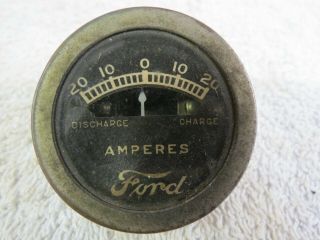 Vintage Ford Amperes Gauge Model T Dash Steam Punk Accessories