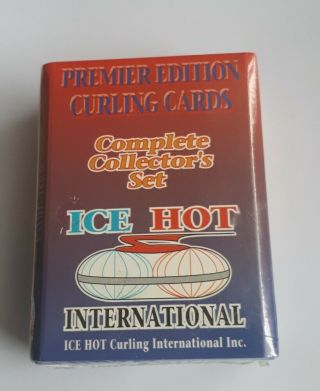 Rare Vintage Ice Hot International Curling Cards 1993 Complete Set Of 66