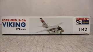 VINTAGE HASEGAWA 1/72 SCALE LOCKHEED S - 3A VIKING PLASTIC MODEL KIT 2