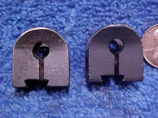 2 Vintage Springfield M1 Garand Front Sights With Screws Hra.  67” Wide M