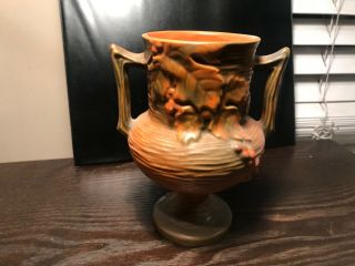 Vintage Roseville Pottery Double Handled Vase