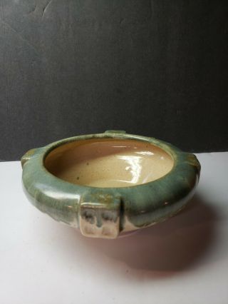 Vintage American Art Pottery Zanesville Pottery Arts And Crafts Bulb Bowl