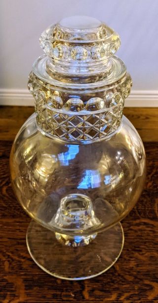 Large Antique Dakota Apothecary Candy Jar 14.  5 Inches - 2