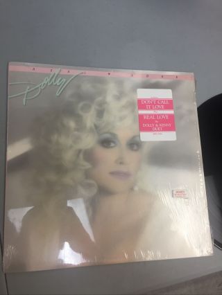 1985 Dolly Parton Vinyl Record Album Real Love Ahl1 - 5414 Vintage Kenny Rogers