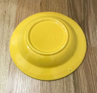 Vintage Homer Laughlin Harlequin Yellow Deep Plate Soup Plate 2