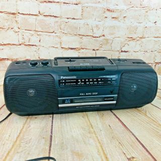 Vintage Panasonic Model Rx - Fs410 Portable Stereo Boombox Radio Tape Player