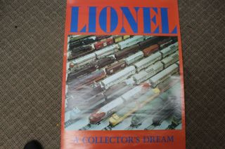 Vintage Lionel Toy Trains Poster,  " A Collector 