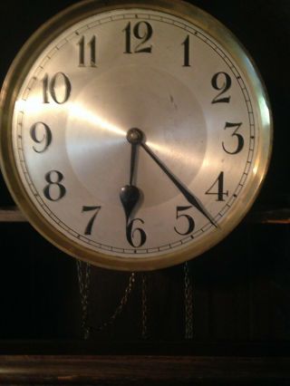 Grand Father Clock Coffin Case V - H Clock Black Oak 3
