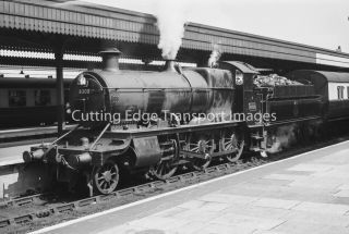 35mm Railway Negative: Mogul 6308 At Cardiff General 1950s 26/697a
