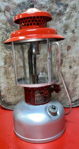 Antique Agm American Gas Machine Lantern 2572 Coleman Camping Hunting Fishing