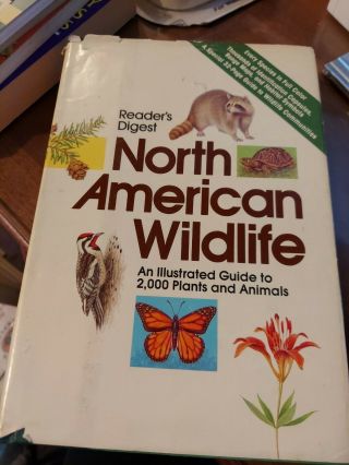 Readers Digest North American Wildlife With Dust Cover Vintage 1982