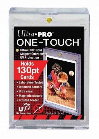 10 X Ultra Pro One Touch 130pt Magnetic Card Holder Protector Display Uv