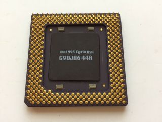 Cyrix 6x86 - P166,  GP 133MHz 3.  3 or 3.  52V 6x86 Vintage CPU,  GOLD, 2