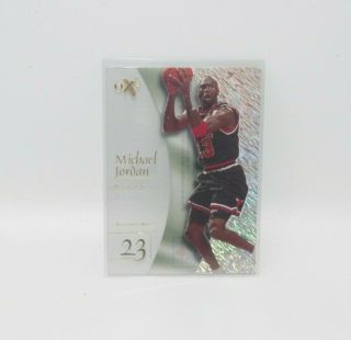 Michael Jordan 1997 - 98 Skybox E - X 2001 Acetate Chicago Bulls Basketball Card 9