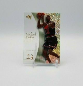 Michael Jordan 1997 - 98 Skybox E - X 2001 Acetate Chicago Bulls Basketball Card 9 2