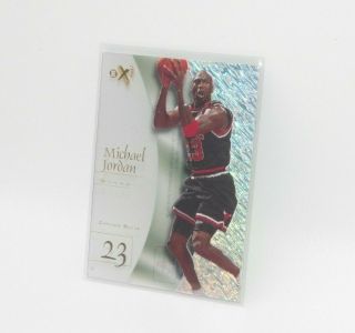 Michael Jordan 1997 - 98 Skybox E - X 2001 Acetate Chicago Bulls Basketball Card 9 3