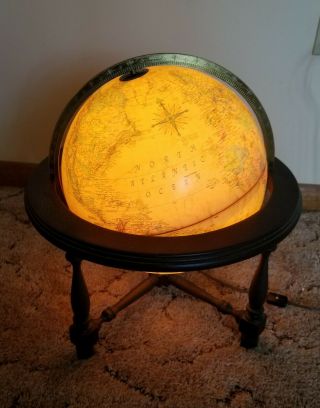 Vintage Replogle Light Up Globe
