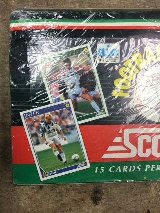 1992 SCORE SOCCER FOOTBALL CARDS SERIE A&B 24 PACKS FOR INTERNATIONAL BUY 2