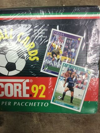 1992 SCORE SOCCER FOOTBALL CARDS SERIE A&B 24 PACKS FOR INTERNATIONAL BUY 3