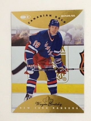 Wayne Gretzky 1996 - 97 Donruss Canadian Ice Gold Press Proof /150