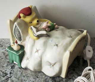 Vintage Disney Classic Winnie The Pooh; Piglet Bedroom Night Light [vhtf] (euc)