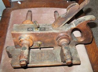 Ohio Tool Company Antiques Wooden Carpenters Plough Plane 101