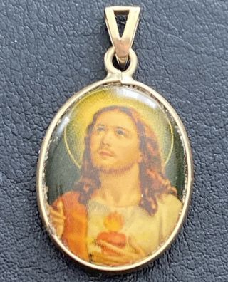 Vintage 14k Gold Milor Religious Medal From Italy 2