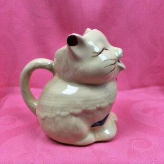 Vintage Shawnee Puss ' n Boots Creamer Pitcher Patented USA 1940 ' s Cat,  Kitty 3