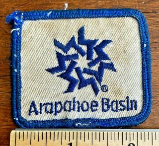 Arapahoe Basin (a - Basin) Vintage Ski Patch Dillon,  Co