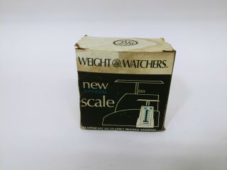 Vintage 1968 Weight Watchers Official Food Measurement Scale Mechanical 16oz