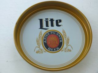 Vintage Miller Lite Fine Pilsner Beer Tray