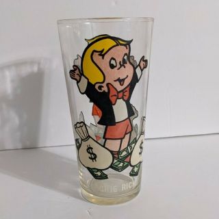 Vintage Pepsi Collector Series Glass Richie Rich Harvey Cartoons Drinking Glass
