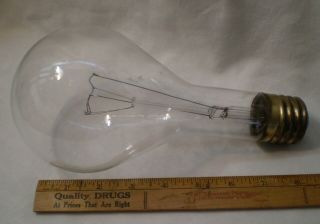 Vintage Westinghouse 295 Watt Light Bulb Clear Mogul Base