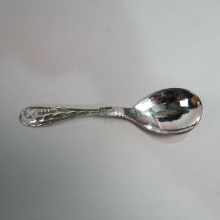 Georg Jensen Blossom Sterling Silver Serving Spoon Denmark 2