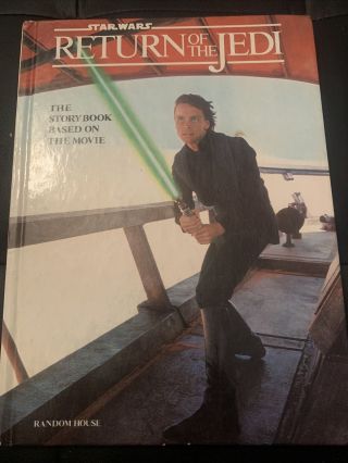 Vintage 1983 Star Wars Return Of The Jedi Hardback Book Random House