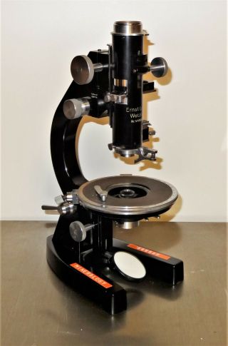 Leitz Pol Microscope Antique