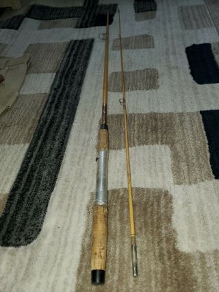 Vintage Heddon Lucky 13 Model 4565 Spin Casting Fishing Rod 6 Foot 9 Inch