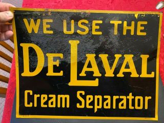 DeLaval Cream Separator Metal Sign,  Antique Dairy Farm Sign 2
