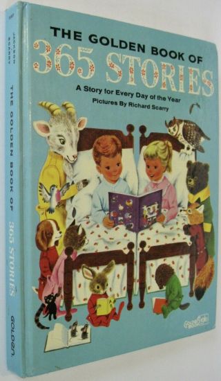 The Golden Book Of 365 Stories Richard Scarry Kathryn Jackson Vtg Hardcover