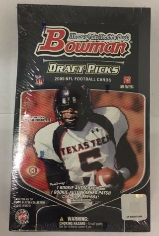 2009 Bowman Draft Picks And Prospects Football Hobby Box Factory