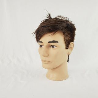 Pivot Point Mannequin Man Head Samuel With Human Hair - Vintage 1989