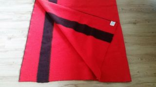Vtg Multi - Colored Warmbilt Lifetime Blanket Minnesota Wool Co 84x72 Throw Spread