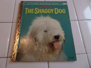 The Shaggy Dog,  A Little Golden Book,  1959 (a Ed;vintage Walt Disney)