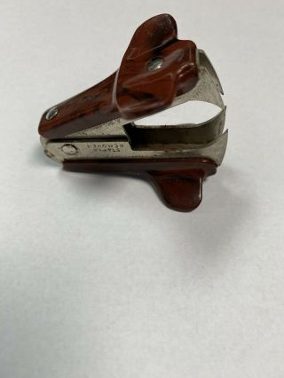 Vintage ACE Staple Remover Puller Brown 3